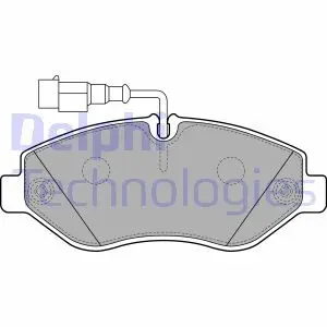 LP2043 Комплект тормозных колодок, дисковый тормоз DELPHI підбір по vin на Brocar