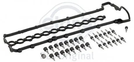157680 Прокладка кришки клапанів BMW 3 (E46-E92) M57 D25/M57 D30 03-/Opel Omega B 2.5DTI 01-03 (к-кт) ELRING підбір по vin на Brocar
