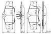 0986494513 Комплект тормозных колодок, дисковый тормоз BOSCH підбір по vin на Brocar