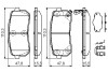 0986494608 Комплект гальмівних колодок, дискове гальмо BOSCH підбір по vin на Brocar