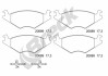 208890070200 Комплект тормозных колодок, дисковый тормоз BRECK підбір по vin на Brocar