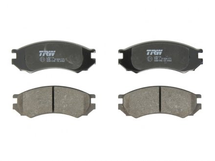 GDB1005 Комплект тормозных колодок, дисковый тормоз TRW підбір по vin на Brocar