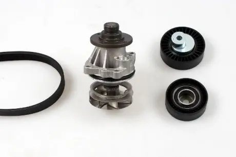 PK04720 Водяной насос + комплект ручейковых ремней HEPU подбор по vin на Brocar