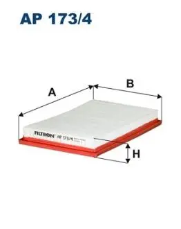 AP1734 Фільтр повітря FILTRON підбір по vin на Brocar