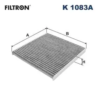 K1083A Фільтр, повітря у внутрішньому просторі FILTRON підбір по vin на Brocar