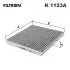 K1123A Фільтр, повітря у внутрішньому просторі FILTRON підбір по vin на Brocar