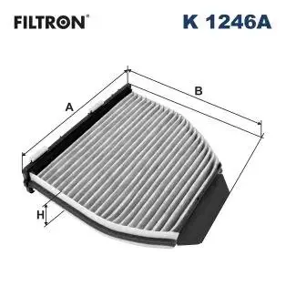 K1246A Фільтр, повітря у внутрішньому просторі FILTRON підбір по vin на Brocar