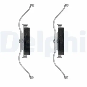 LX0490 Комплектуючі, колодки дискового гальма DELPHI підбір по vin на Brocar