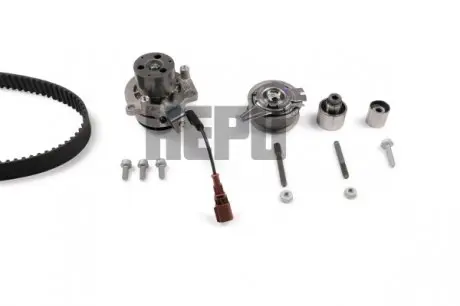 PK06690 Комплект ГРМ + помпа VW T6/Golf/Passat/Caddy 1.6/2.0 TDI 15- (145x25)(помпа P669) HEPU подбор по vin на Brocar