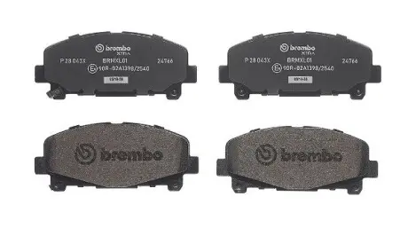 P28043X Гальмівна колодка Brembo Xtra BREMBO підбір по vin на Brocar
