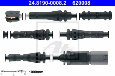 24819000082 Сигналізатор, знос гальмівних колодок ATE підбір по vin на Brocar