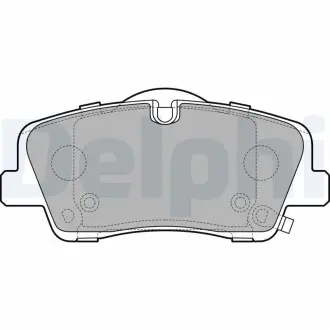 LP3295 Дискові гальмівні колодки, комплект DELPHI підбір по vin на Brocar
