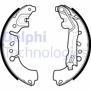 LS2135 Барабанные тормозные колодки DELPHI подбор по vin на Brocar