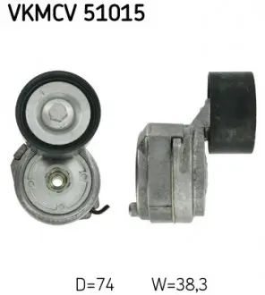 VKMCV51015 Натяжний ролик, поліклиновий ремінь SKF підбір по vin на Brocar