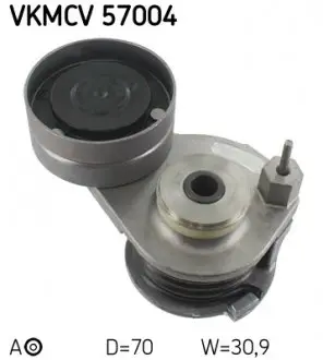 VKMCV57004 Натяжной ролик, поликлиновой ремень SKF підбір по vin на Brocar