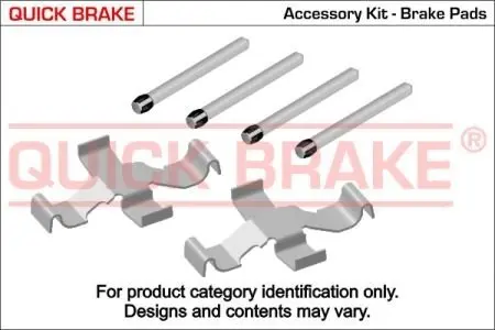1091039 Гальмівні аксесуари QUICK BRAKE підбір по vin на Brocar