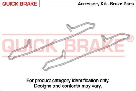 1091085 Монтажный комплект дисковых колодок QUICK BRAKE подбор по vin на Brocar