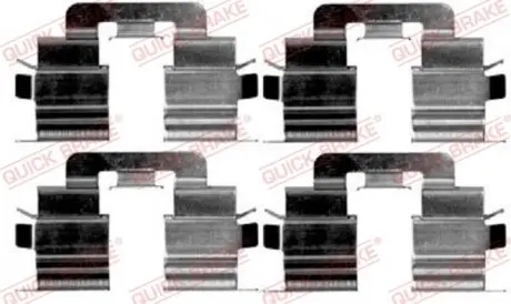 1091215 Монтажный комплект дисковых колодок QUICK BRAKE подбор по vin на Brocar