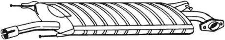 279437 Глушник передній TOYOTA RAV 4 05-13 BOSAL підбір по vin на Brocar