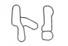 Прокладка радіатора масляного BMW 3 (E90/F30/F80)/5 (F10)/7 (F01/F02/F03/F04)/X3 (F25) 07-18 (к-кт) 367370