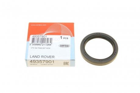 49357901 Сальник полуоси (R) Land Rover Freelander 06-14 CORTECO подбор по vin на Brocar