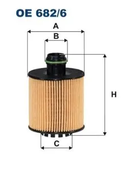 OE6826 Фільтр масляний FILTRON підбір по vin на Brocar