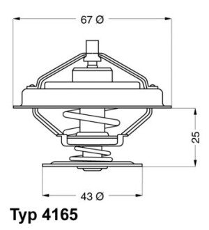 416579D Термостат WAHLER подбор по vin на Brocar