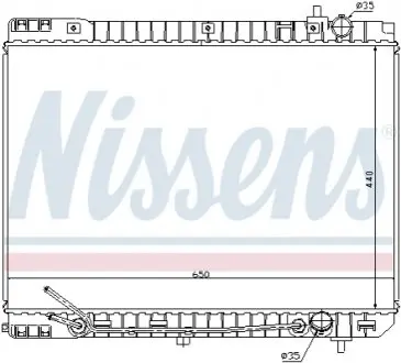 66759 Радиатор, охлаждение двигателя NISSENS подбор по vin на Brocar