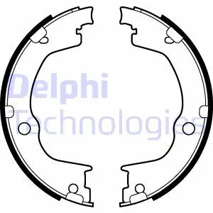 LS2106 Тормозные колодки, барабанные DELPHI подбор по vin на Brocar