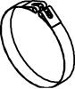 80924 Стопорное кольцо, глушитель Dinex підбір по vin на Brocar