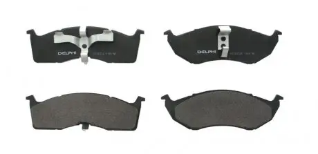 LP1166 Гальмівні колодки, дискові DELPHI підбір по vin на Brocar