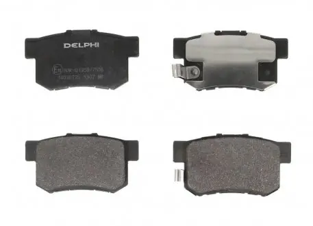 LP1507 Тормозные колодки, дисковые. DELPHI подбор по vin на Brocar