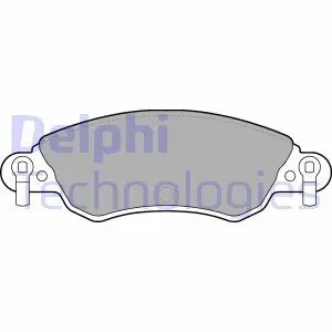 LP1656 Гальмівні колодки, дискові DELPHI підбір по vin на Brocar