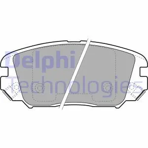 LP1974 Гальмівні колодки, дискові DELPHI підбір по vin на Brocar