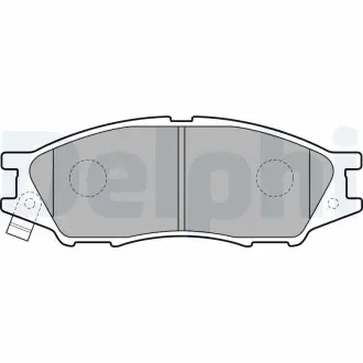 LP2184 Тормозные колодки, дисковые. DELPHI подбор по vin на Brocar