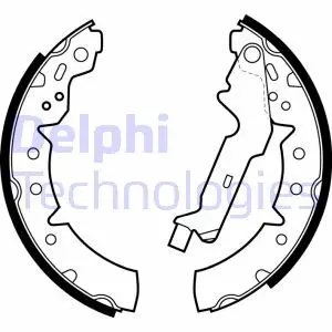 LS1883 Тормозные колодки, барабанные DELPHI підбір по vin на Brocar