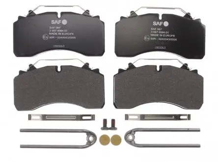 3057008401 Комплект тормозных колодок SAF подбор по vin на Brocar