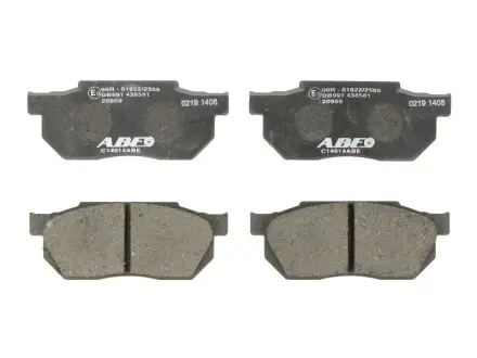 C14014ABE Гальмівні колодки, дискові ABE підбір по vin на Brocar