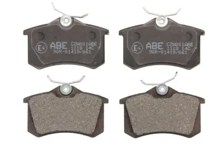C2W001ABE Тормозные колодки задние (17.2mm) VWGolf/Vento1,8/2,0GTi;2,8VR6 8/92-;Peugeot405 ABE подбор по vin на Brocar