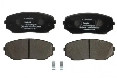 LP3399 Гальмівні колодки, дискові DELPHI підбір по vin на Brocar