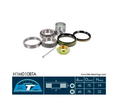 H1M010BTA Підшипник колеса,комплект BTA підбір по vin на Brocar