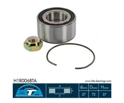 H1R006BTA Підшипник колеса,комплект BTA підбір по vin на Brocar