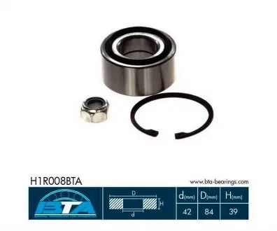 H1R008BTA Подшипник колеса, комплект BTA подбор по vin на Brocar