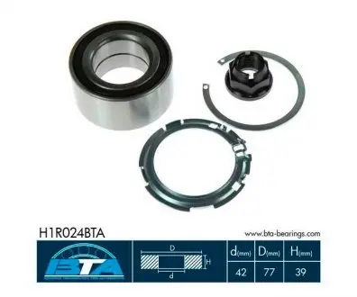H1R024BTA Підшипник колеса,комплект BTA підбір по vin на Brocar