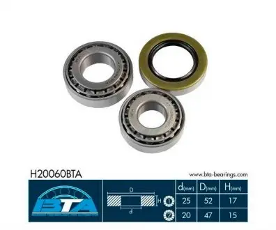 H20060BTA Підшипник колеса,комплект BTA підбір по vin на Brocar