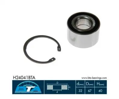 H24041BTA Подшипник колеса, комплект BTA подбор по vin на Brocar