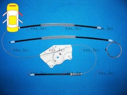620501022806P Элементы стеклоподъемника BLIC підбір по vin на Brocar