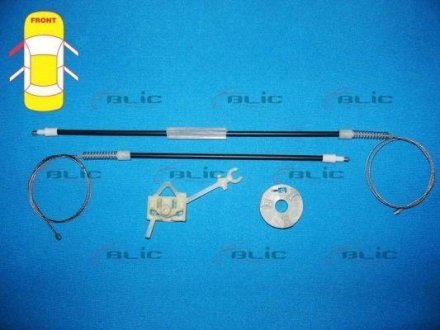 620507033801P Элементы стеклоподъемника BLIC підбір по vin на Brocar