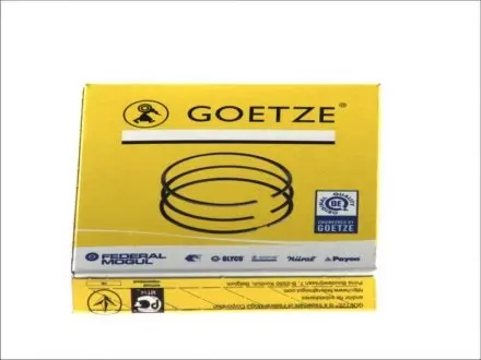 0810740000 Комплект кілець на поршень GOETZE підбір по vin на Brocar