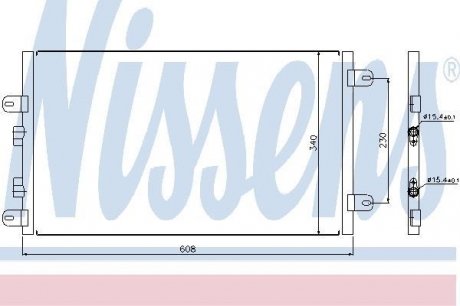 94552 Конденсатор, кондиционер NISSENS подбор по vin на Brocar